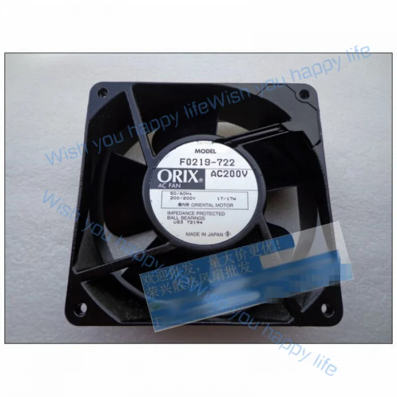 L... for ORIX F0219-722 12cm 12038 AC200V 17W Cabinet AC Cooling Fan
L... for ORIX F0219-722 12cm 12038 AC200V 17W Cabinet AC Cooling Fan