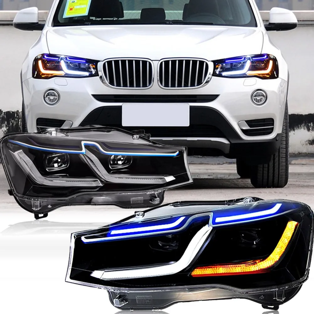 Автомобильные аксессуары для BMW X3 F25, светодиодные фары в сборе, 2011-2018 X4 F26, светодиодные фары, передние фары DRL Plug and Play
Автомобильные аксессуары для BMW X3 F25, светодиодные фары в сборе, 2011-2018 X4 F26, светодиодные фары, передние фары DRL Plug and Play