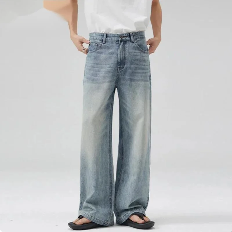 Men's A-line Jeans Washed Gradient Contrasting Color Men Trendy Loose Casual Straight Floor Length New Male Bottoms 9WRXT9
Men's A-line Jeans Washed Gradient Contrasting Color Men Trendy Loose Casual Straight Floor Length New Male Bottoms 9WRXT9