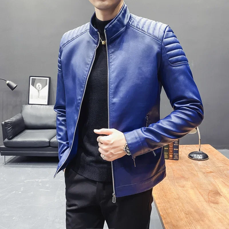 Men Slim Autumn Brand New 2023 Causal Vintage Leather Jacket Coat Men Spring Outfit Design Motor Biker Pocket PU Leather Jacket
Men Slim Autumn Brand New 2023 Causal Vintage Leather Jacket Coat Men Spring Outfit Design Motor Biker Pocket PU Leather Jacket