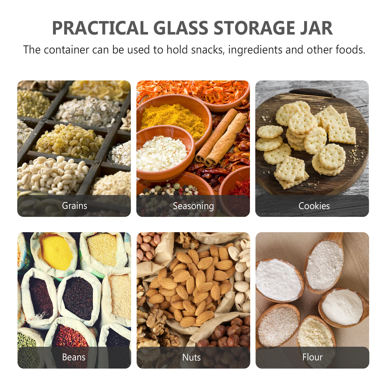 Bamboo and Wood Lid Storage Tank Multipurpose Glass Jar Transparent Food Sealing Kitchen
Bamboo and Wood Lid Storage Tank Multipurpose Glass Jar Transparent Food Sealing Kitchen