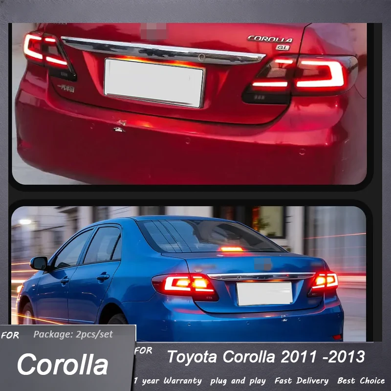 2 PCS Lamps For Toyota Corolla 2011 2012 2013 Tail Light DRL Brake Lamp Modified LED Taillight Plug And Play Car Accessories
2 PCS Lamps For Toyota Corolla 2011 2012 2013 Tail Light DRL Brake Lamp Modified LED Taillight Plug And Play Car Accessories