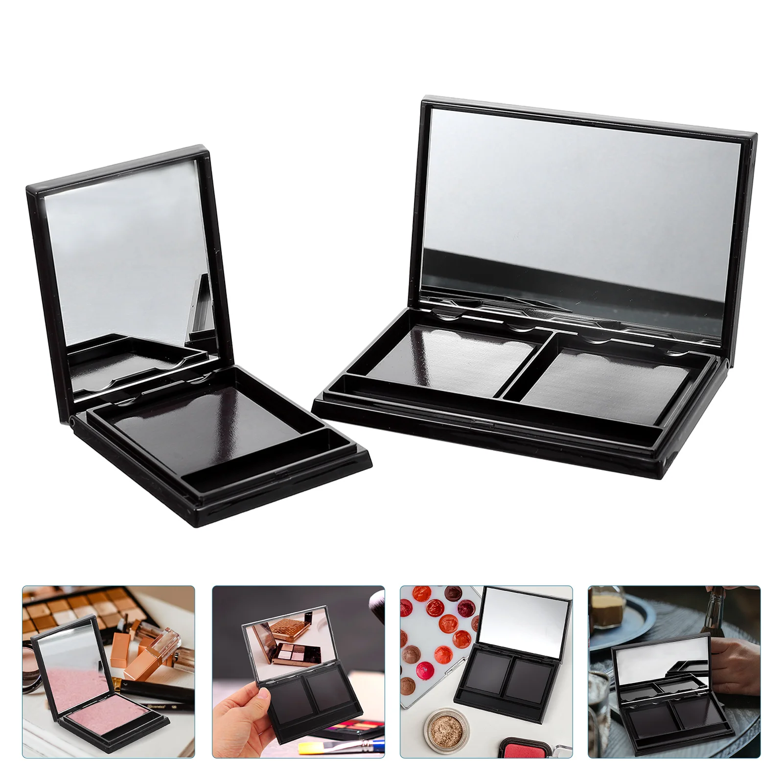 2 Pcs Magnetic Eye Shadow Box Travel Magnets Empty Tray Eyeshadow Plastic Makeup Cosmetics DIY Supplies
2 Pcs Magnetic Eye Shadow Box Travel Magnets Empty Tray Eyeshadow Plastic Makeup Cosmetics DIY Supplies