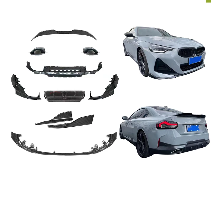 STLFNew 2 Series Double Door G42 Modification Front Shovel Rear Lip Tail Throat Side Skirt Tail Wing M240i Kit MP Surround Kit
STLFNew 2 Series Double Door G42 Modification Front Shovel Rear Lip Tail Throat Side Skirt Tail Wing M240i Kit MP Surround Kit