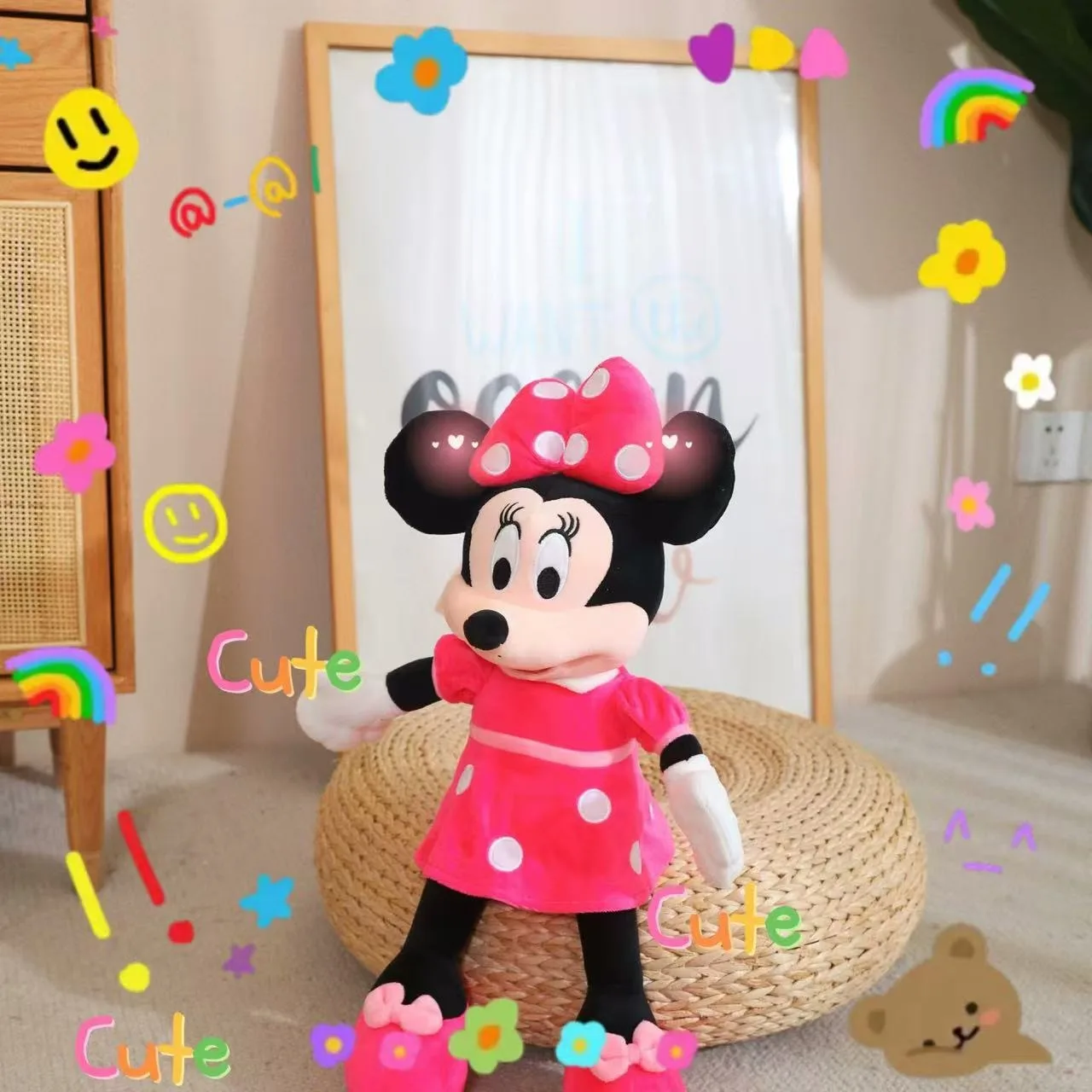 Disney Kawaii Mickey Minnie Mouse Stuffed Plush Toy Animals Doll Cartoon Cute Soft Pillow Room Decor Anime Peluche Children Gift
Disney Kawaii Mickey Minnie Mouse Stuffed Plush Toy Animals Doll Cartoon Cute Soft Pillow Room Decor Anime Peluche Children Gift