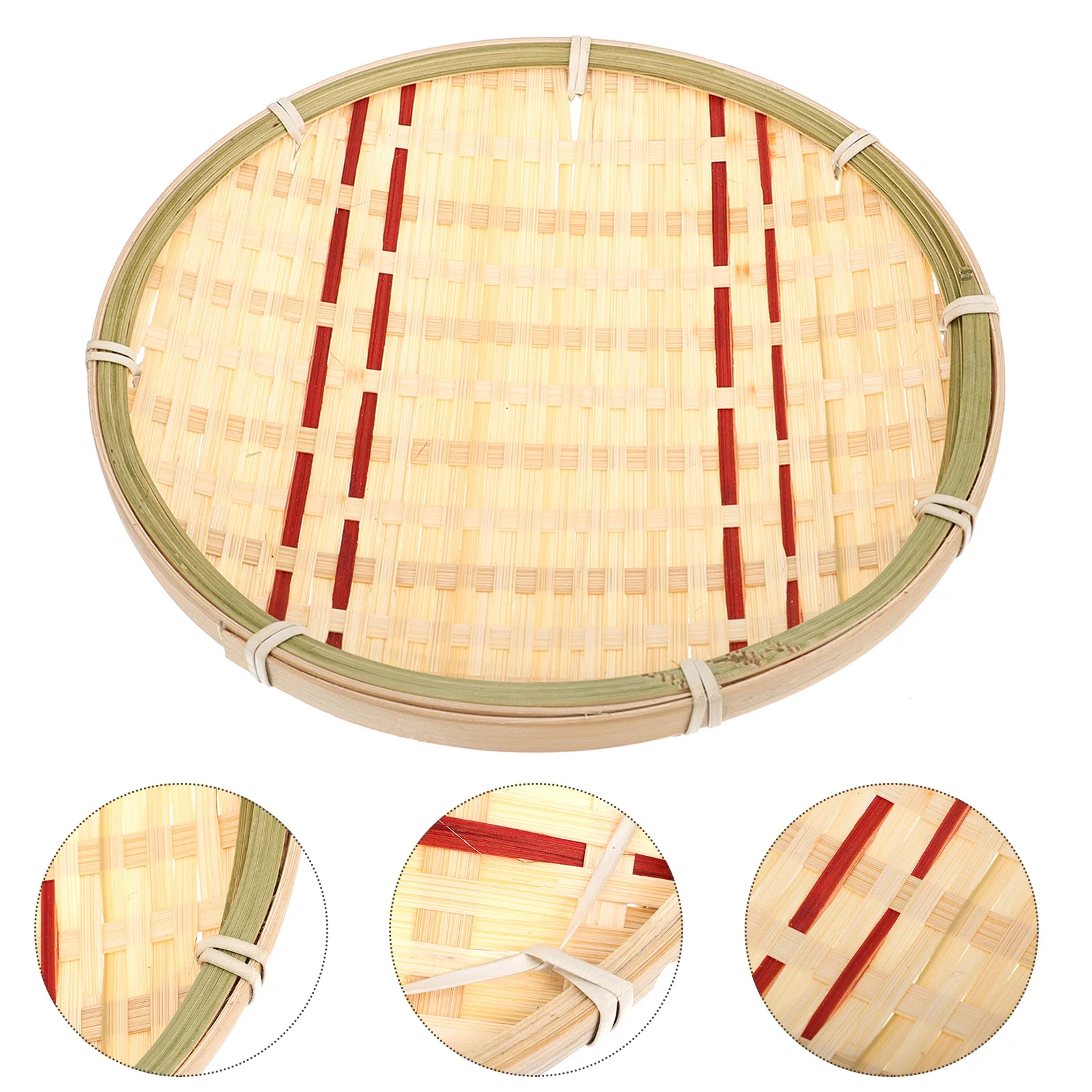 Bamboo Craft Food Basket Woven Fruit Storage Decorative Snack Container Round Sturdy Lasting Kitchen Dining Set Accessories
Bamboo Craft Food Basket Woven Fruit Storage Decorative Snack Container Round Sturdy Lasting Kitchen Dining Set Accessories