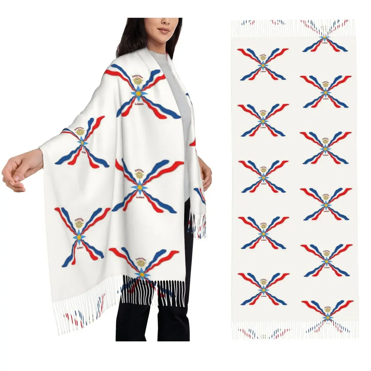 Роскошный аснирийский шарф с флагом Suryoyo, шарфы с кисточками, женские мягкие теплые шали и накидки, большая осенне-зимняя шаль
Роскошный аснирийский шарф с флагом Suryoyo, шарфы с кисточками, женские мягкие теплые шали и накидки, большая осенне-зимняя шаль