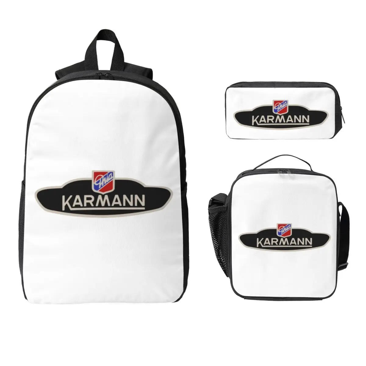 Karmann Ghia Emblem Backpack Student Boys Girls BookBag School Bag Laptop Shoulder Bags 3ps Insulated Lunch Bag Pencil Case
Karmann Ghia Emblem Backpack Student Boys Girls BookBag School Bag Laptop Shoulder Bags 3ps Insulated Lunch Bag Pencil Case