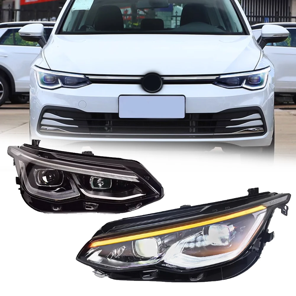 LED HeadLights for VW GOLF 8 MK8 21-24 to new style full led DRL Car head lamp Assembly Signal Auto Accessories Modified Lamp
LED HeadLights for VW GOLF 8 MK8 21-24 to new style full led DRL Car head lamp Assembly Signal Auto Accessories Modified Lamp