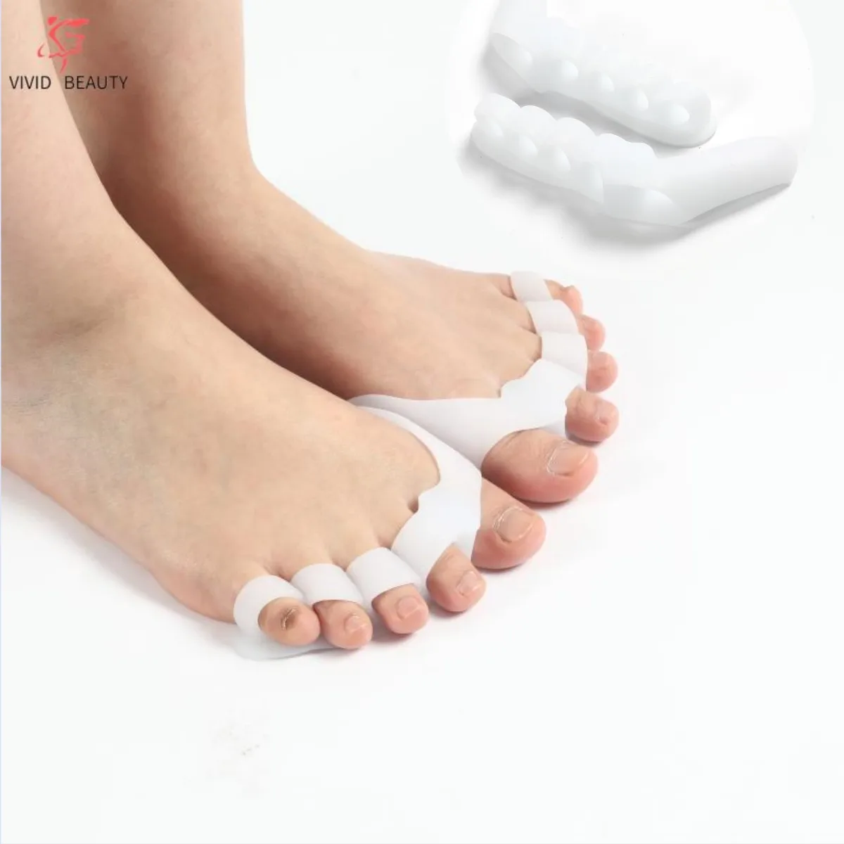 2pcs Silicone Gel Thumb Corrector Bunion Little Toe Protector Separator Hallux Valgus Finger Straightener Foot Care Relief Pads
2pcs Silicone Gel Thumb Corrector Bunion Little Toe Protector Separator Hallux Valgus Finger Straightener Foot Care Relief Pads