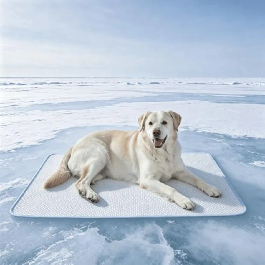 Dog Coolg Mat, Chew and Scratch Resistant Dog Cooling Pad for Dogs, Self Coolg Mat for Dogs, No Water or Electricity Needed L 3
Dog Coolg Mat, Chew and Scratch Resistant Dog Cooling Pad for Dogs, Self Coolg Mat for Dogs, No Water or Electricity Needed L 3