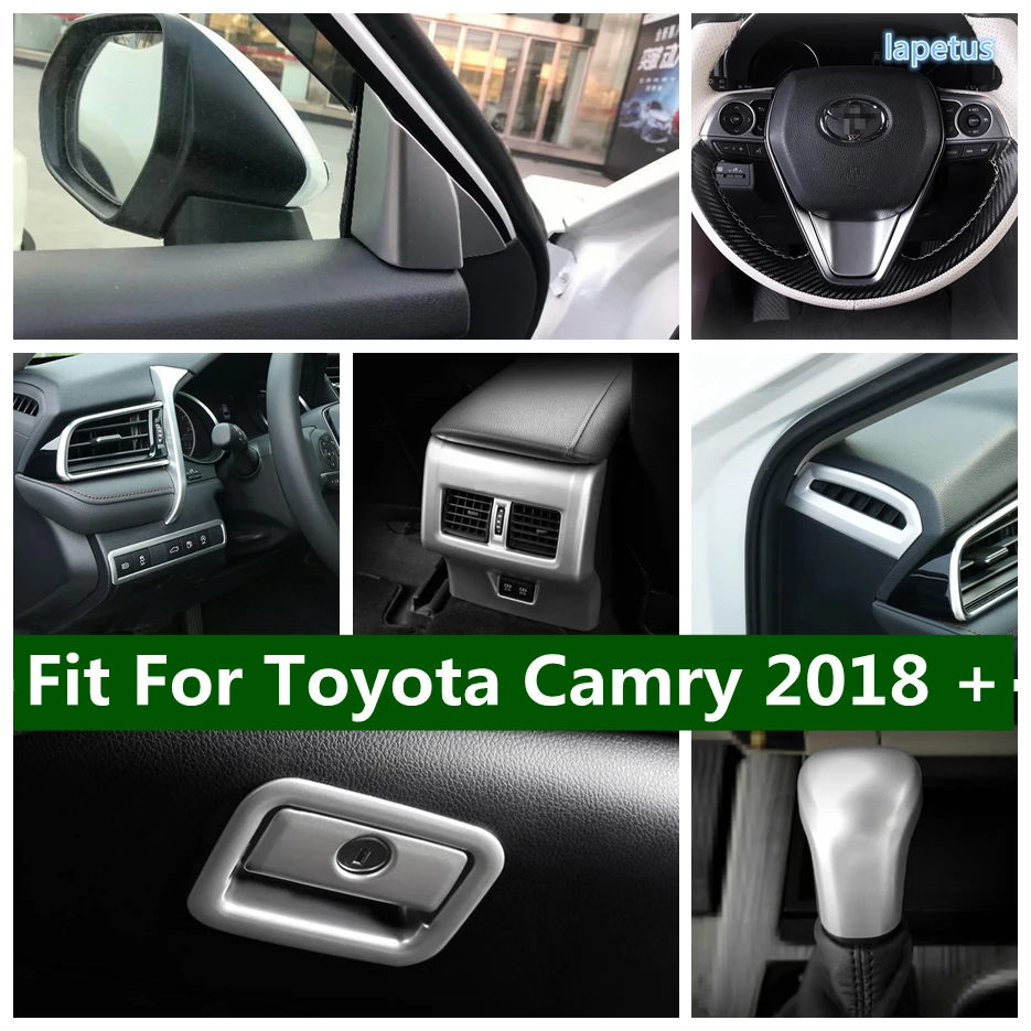 Car Glove Storage Box / Gear Shift Knob Head / Head Lights Switch / Air AC Vent Frame Cover Trim For Toyota Camry 2018 - 2023
Car Glove Storage Box / Gear Shift Knob Head / Head Lights Switch / Air AC Vent Frame Cover Trim For Toyota Camry 2018 - 2023