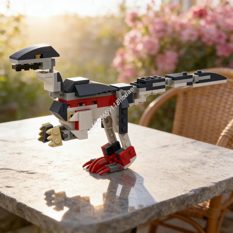112pcs MOC Creator 3 1 Velociraptor Mongoliensis Model Building Festival Gift Blocks Architecture Toy DIY Creative Idea
112pcs MOC Creator 3 1 Velociraptor Mongoliensis Model Building Festival Gift Blocks Architecture Toy DIY Creative Idea