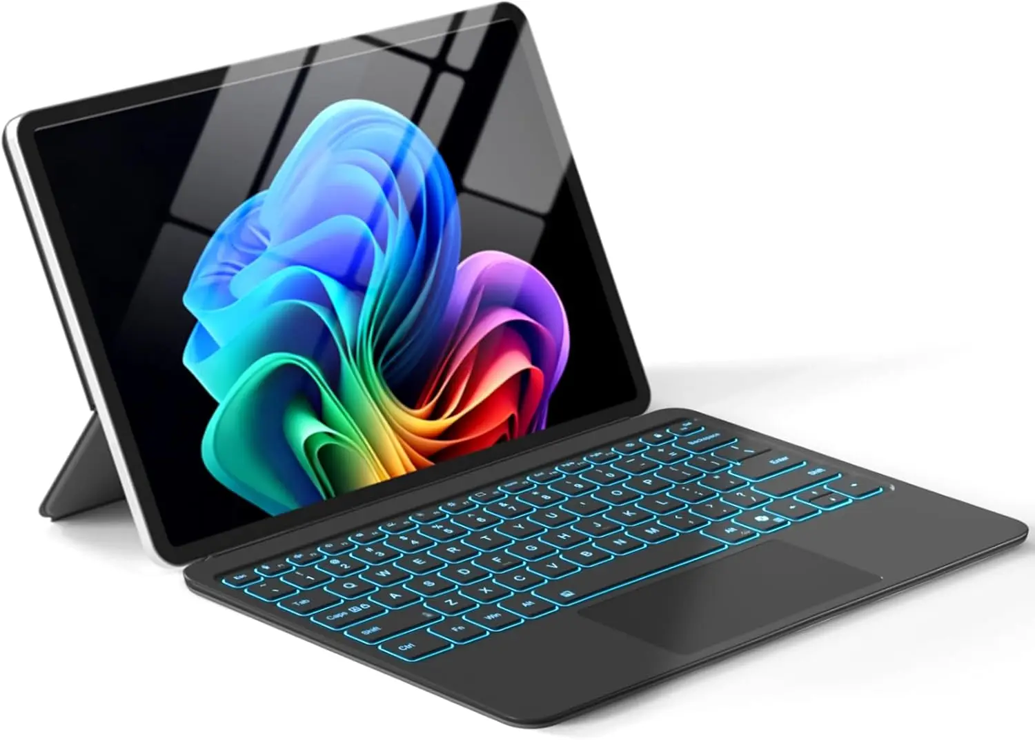7-Color Backlit Bluetooth Keyboard for Surface Pro 12" 2025, USB-C Rechargeable, Touchpad
7-Color Backlit Bluetooth Keyboard for Surface Pro 12" 2025, USB-C Rechargeable, Touchpad