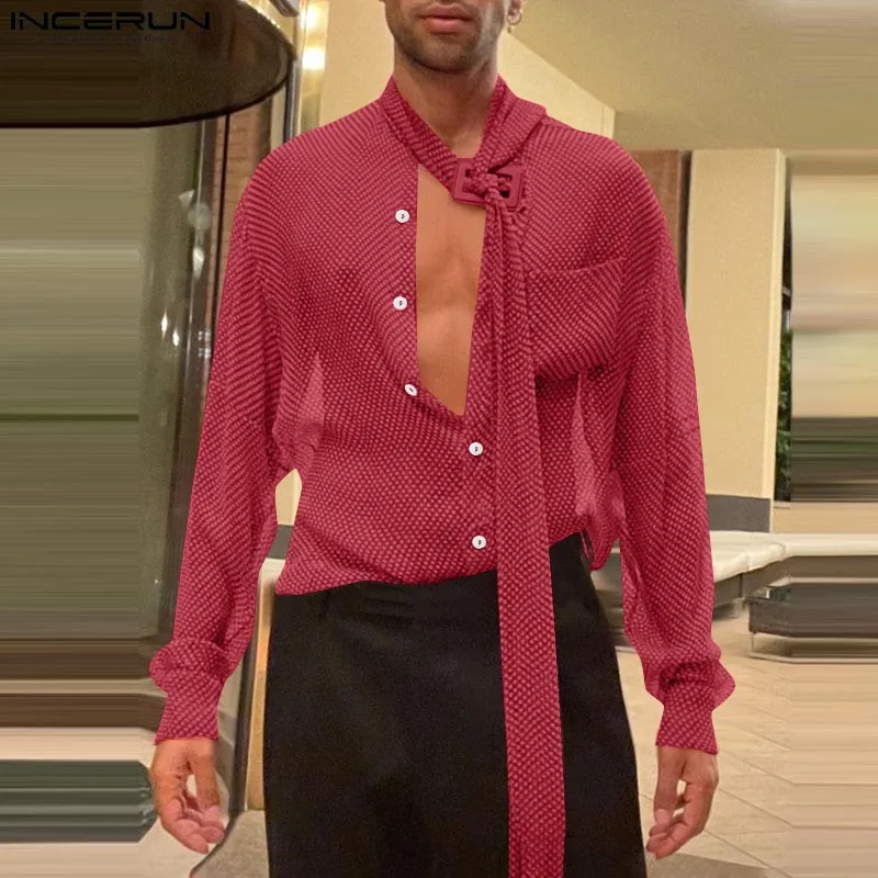 INCERUN Men Shirt Polka Dot Printing Tie Up Long Sleeve Oversize Men Clothing Streetwear 2025 Fashion Casual Unisex Shirts S-5XL
INCERUN Men Shirt Polka Dot Printing Tie Up Long Sleeve Oversize Men Clothing Streetwear 2025 Fashion Casual Unisex Shirts S-5XL