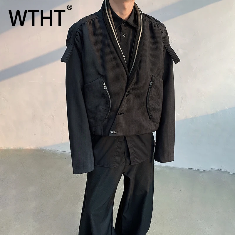 WTHT модные мужские тяжелые непромокаемые полосатые пальто на молнии, модные осенние однобортные куртки с длинными рукавами 202, мужские 2A1653
WTHT модные мужские тяжелые непромокаемые полосатые пальто на молнии, модные осенние однобортные куртки с длинными рукавами 202, мужские 2A1653