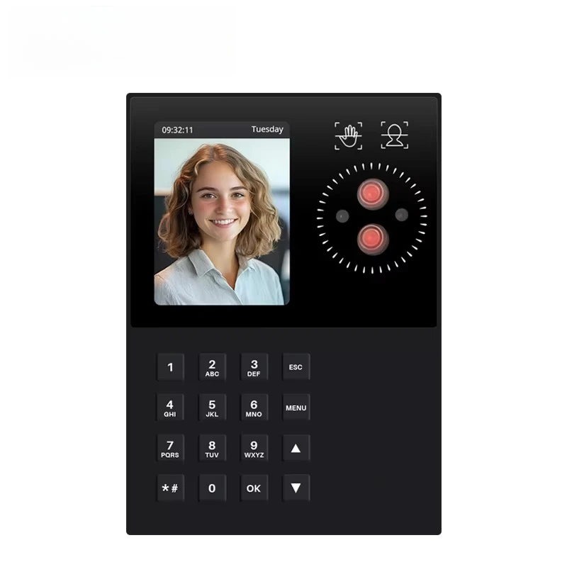Face Recognition Attendance Machine Punch Clock with Cloud Software TCP/IP Backup Battery for Employees
Face Recognition Attendance Machine Punch Clock with Cloud Software TCP/IP Backup Battery for Employees