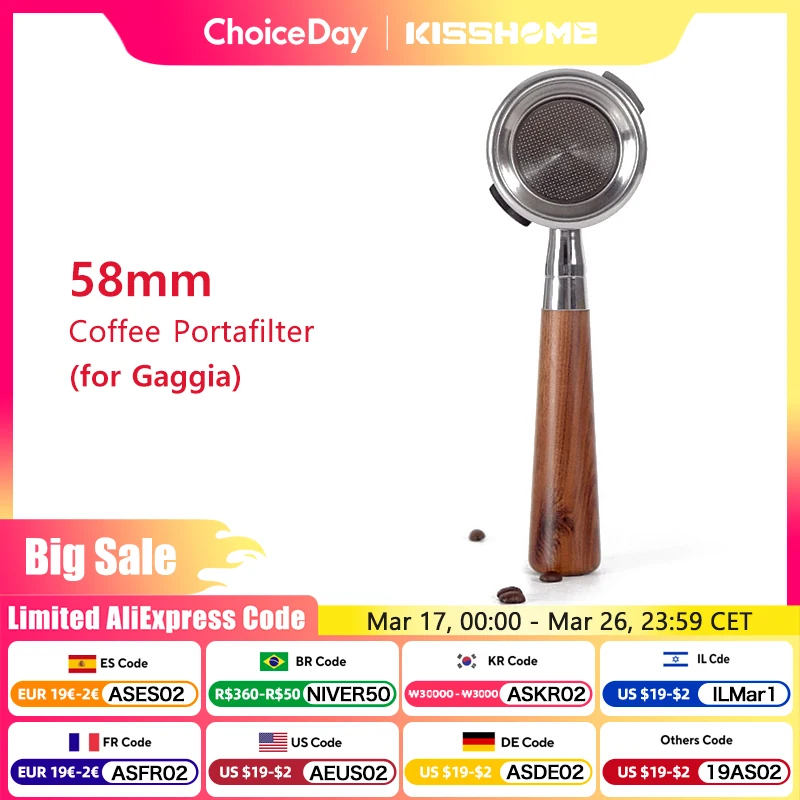 Coffee Bottomless Portafilter Naked 58MM For GAGGIA Classic Replacement Barista Espresso Maker Cafe Machines Accessories
Coffee Bottomless Portafilter Naked 58MM For GAGGIA Classic Replacement Barista Espresso Maker Cafe Machines Accessories