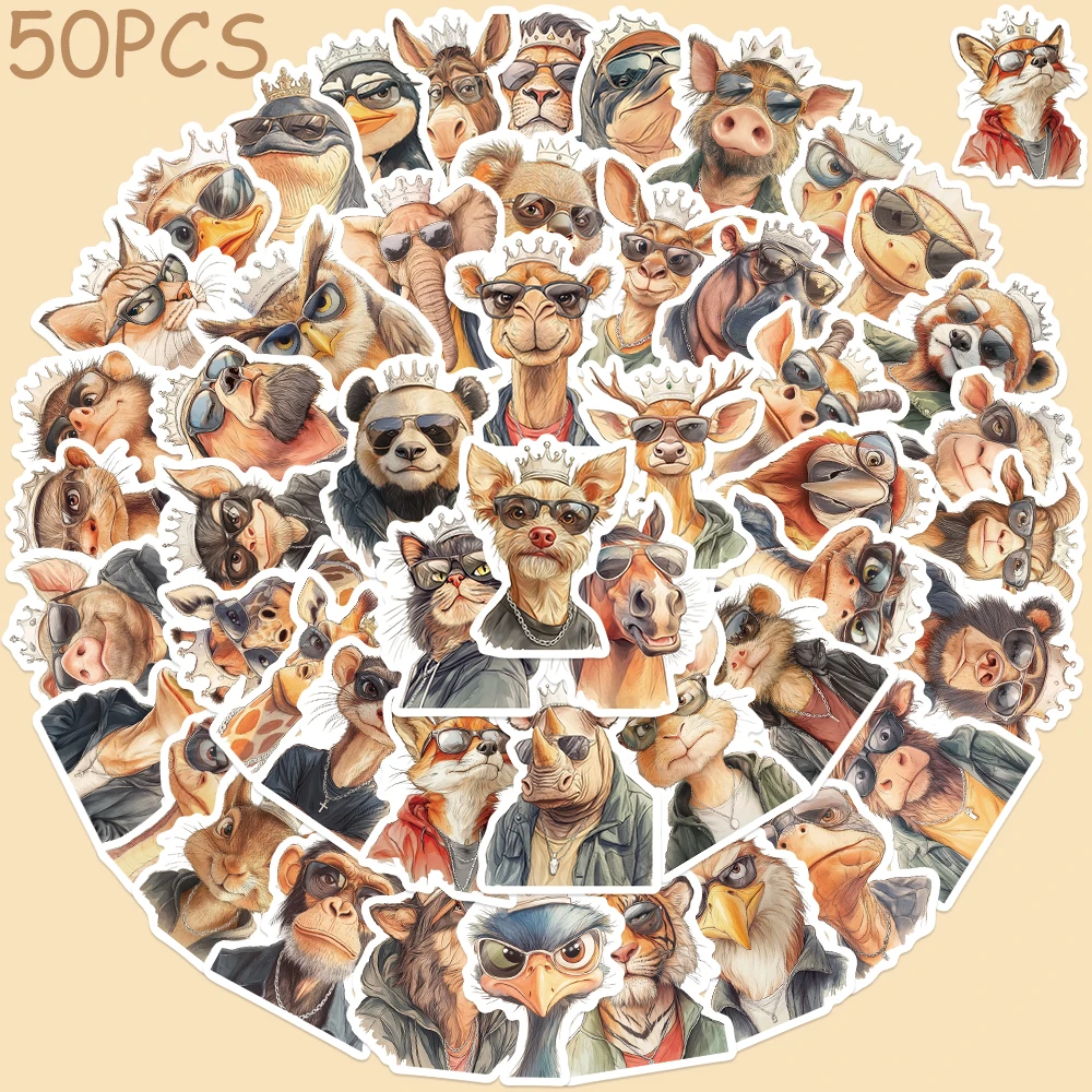 50pcs Cool King Animals Stickers Decals For Laptop Skateboard Guitar DIY Cartoon Aesthetic Stickers Kids Creative Toys Gifts
50pcs Cool King Animals Stickers Decals For Laptop Skateboard Guitar DIY Cartoon Aesthetic Stickers Kids Creative Toys Gifts