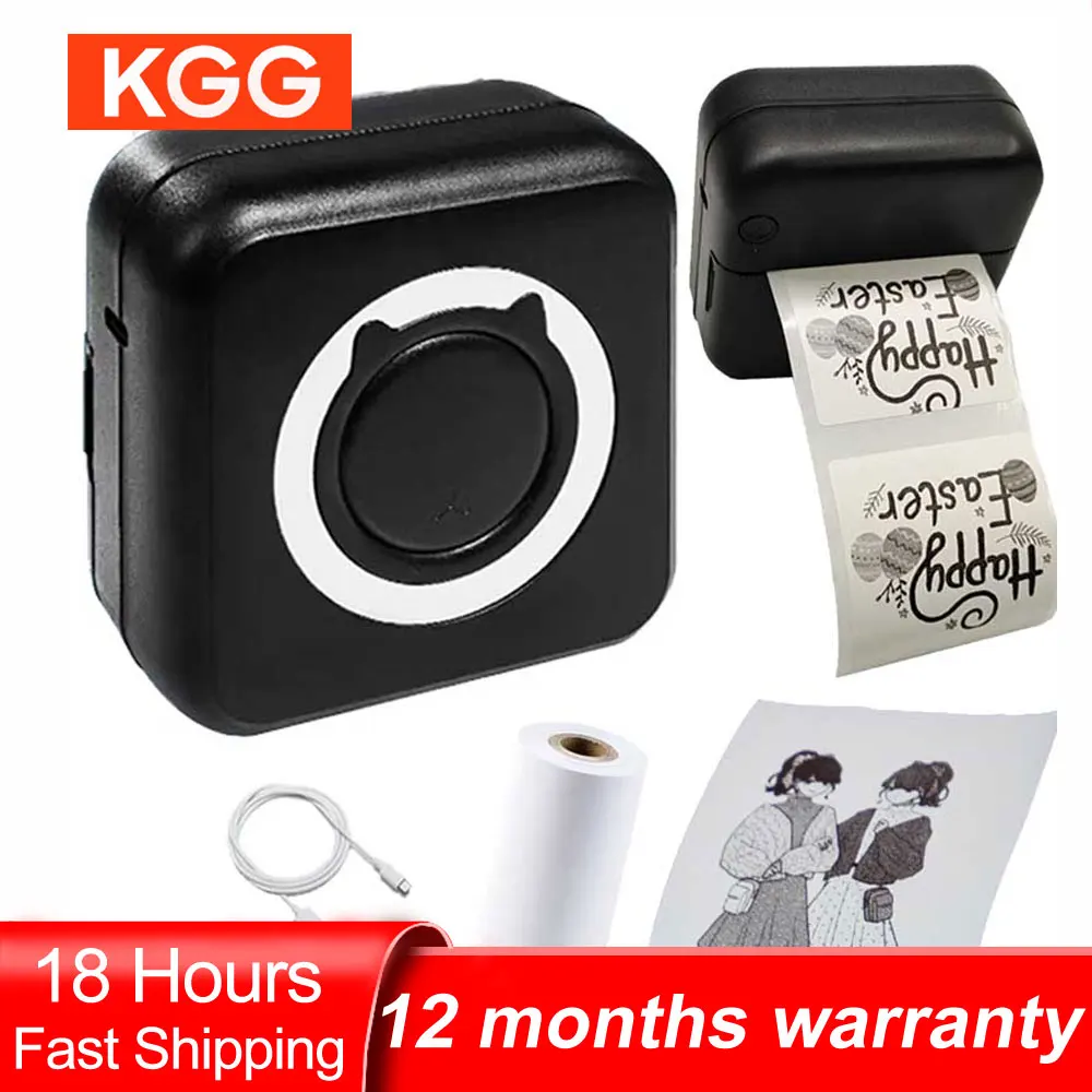 Mini Pocket Printer Inkless Bluetooth Thermal Paper Greetings DIY Learning Note Picture Photo Printing Portable Kids Maker Toys
Mini Pocket Printer Inkless Bluetooth Thermal Paper Greetings DIY Learning Note Picture Photo Printing Portable Kids Maker Toys