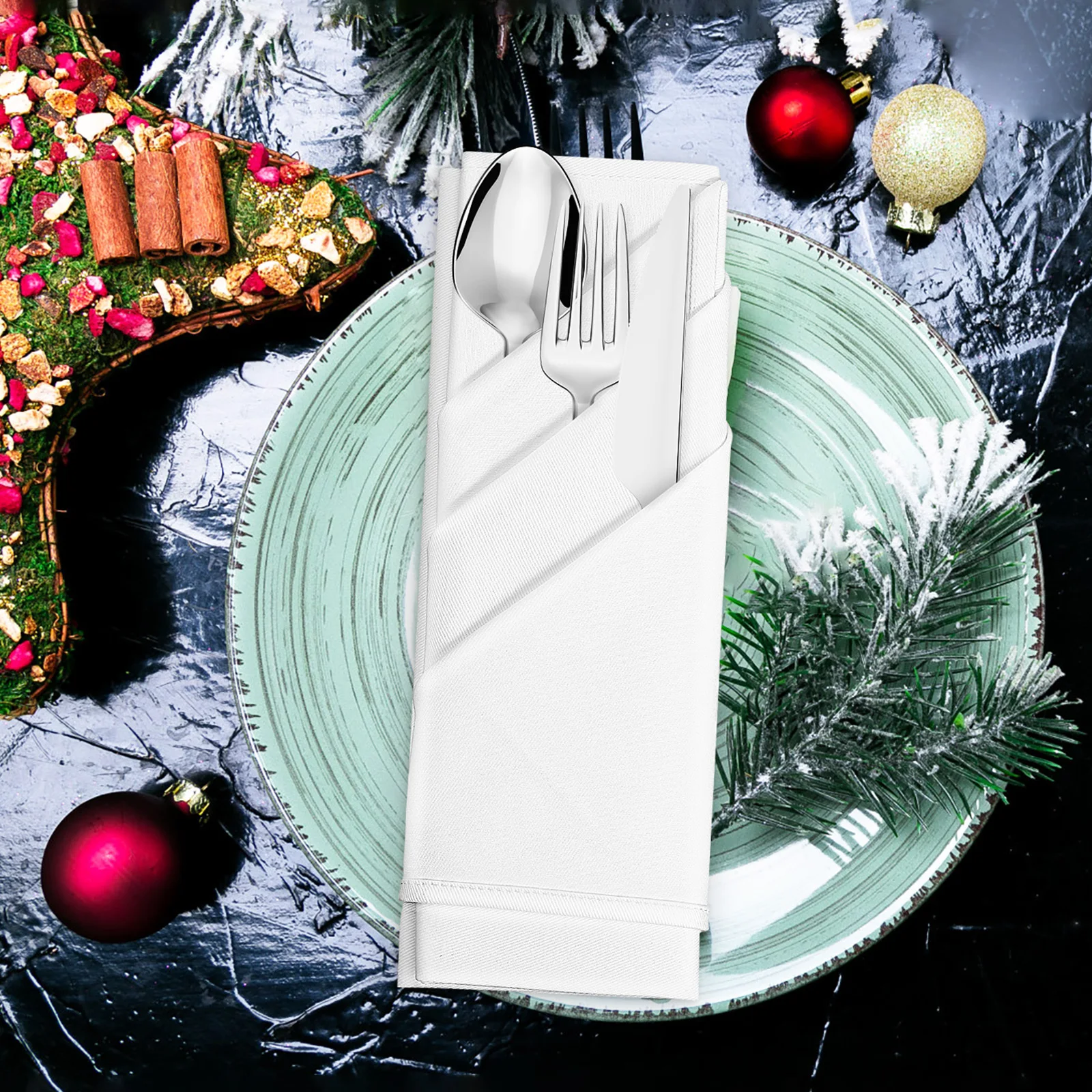 5Pcs White Cotton Dinner Napkins Thick Table Napkins Cloth Reusable for Wedding Party Dinner Table Lunch Napkin
5Pcs White Cotton Dinner Napkins Thick Table Napkins Cloth Reusable for Wedding Party Dinner Table Lunch Napkin
