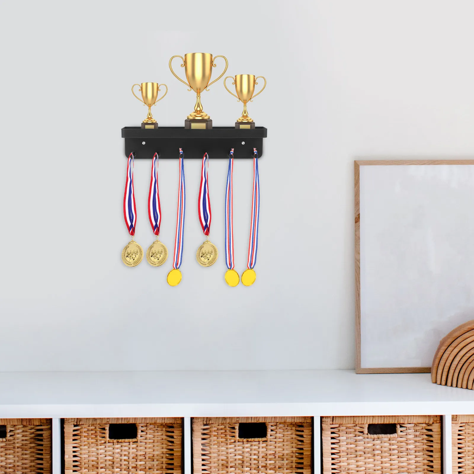 Stainless Steel Medal Hanger Display Heavy Duty Medal Holder for Running Race Medals Wall Mounted Storage Solution
Stainless Steel Medal Hanger Display Heavy Duty Medal Holder for Running Race Medals Wall Mounted Storage Solution