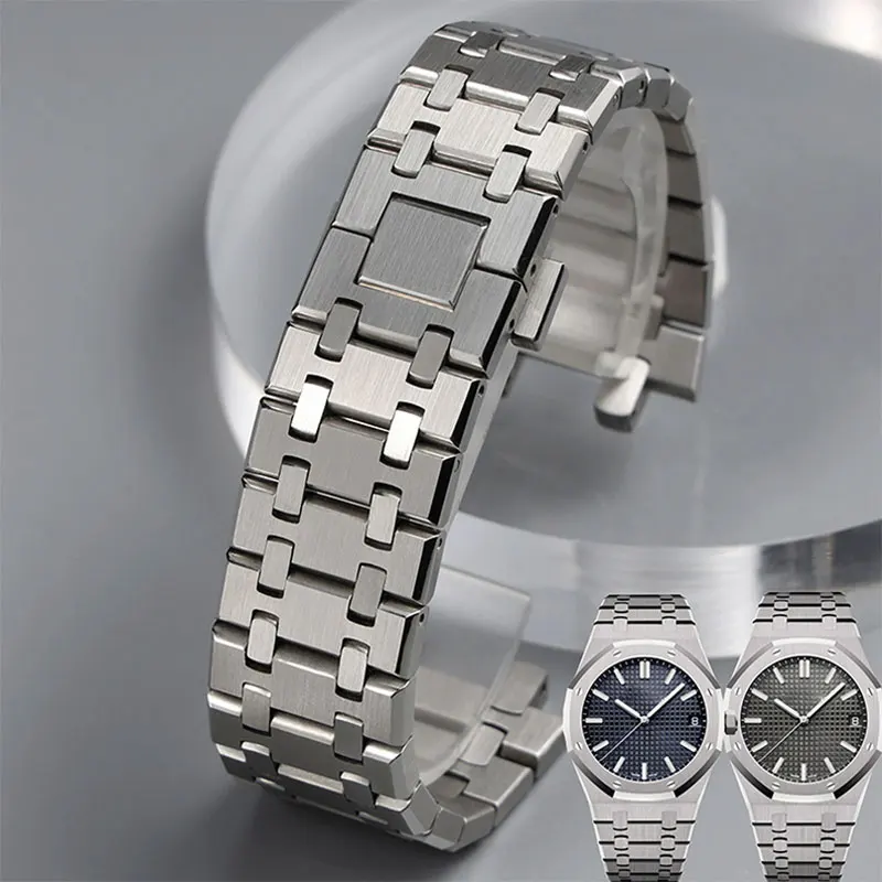 Folding Buckle Strap For AP ROYAL OAK 15400 26331 15500 Men Women Full Stainless Steel 26mm Watchband Traditional Watch Bracelet
Folding Buckle Strap For AP ROYAL OAK 15400 26331 15500 Men Women Full Stainless Steel 26mm Watchband Traditional Watch Bracelet