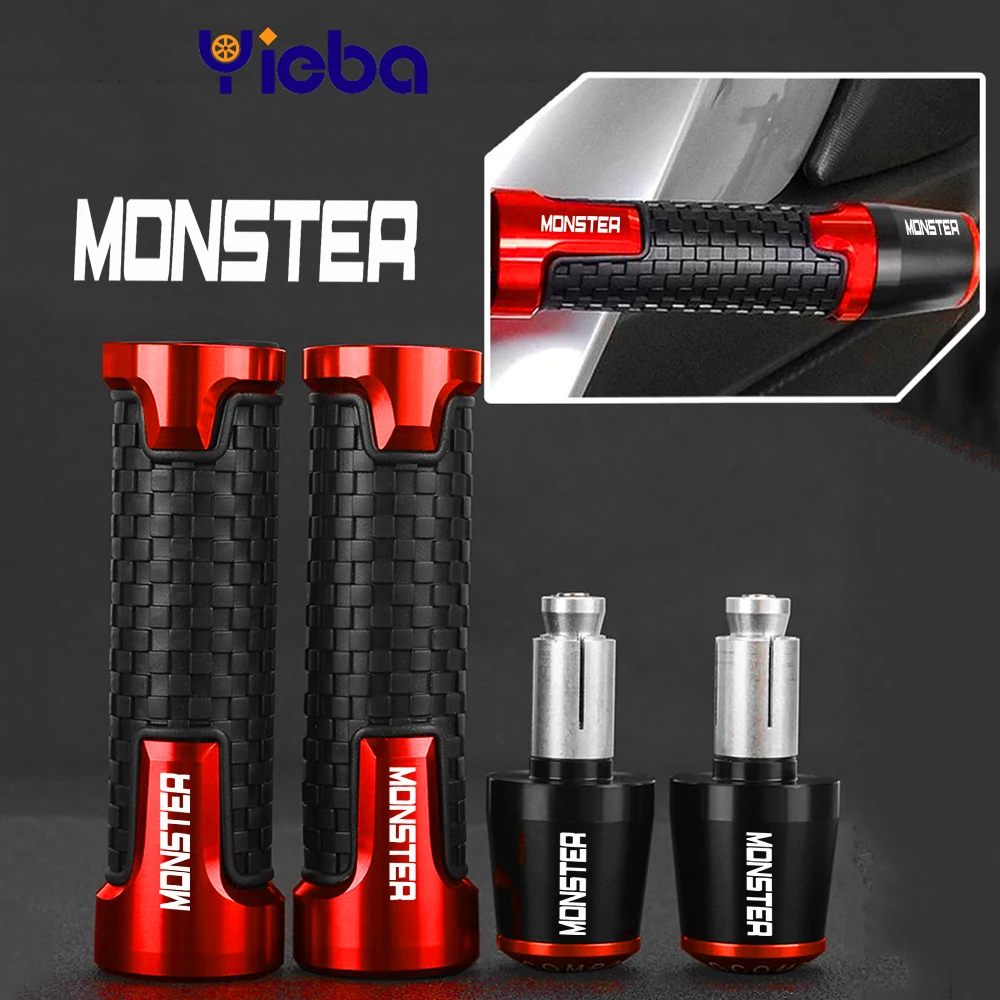CNC 7/8"22MM Handlebar Grips Handle Bar Cap End Plugs Motorcycle FOR DUCATI MONSTER 696 796 797 821 937 950 1200 S R Accessories
CNC 7/8"22MM Handlebar Grips Handle Bar Cap End Plugs Motorcycle FOR DUCATI MONSTER 696 796 797 821 937 950 1200 S R Accessories