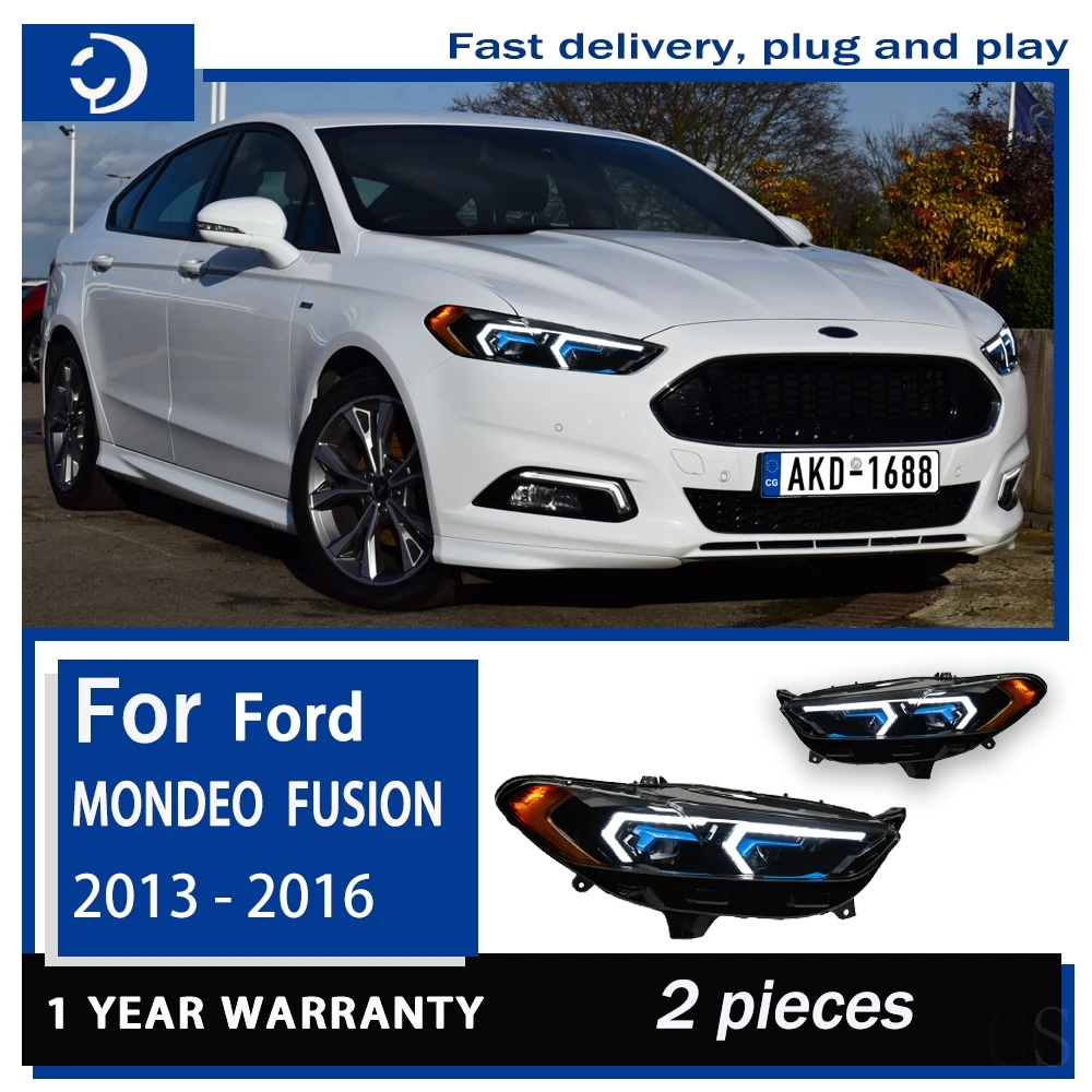 Car Goods For Ford Fusion Mondeo 2013-2016 Head lamp LED Headlight LED Dual Projector Headlights Automotive Accessories
Car Goods For Ford Fusion Mondeo 2013-2016 Head lamp LED Headlight LED Dual Projector Headlights Automotive Accessories