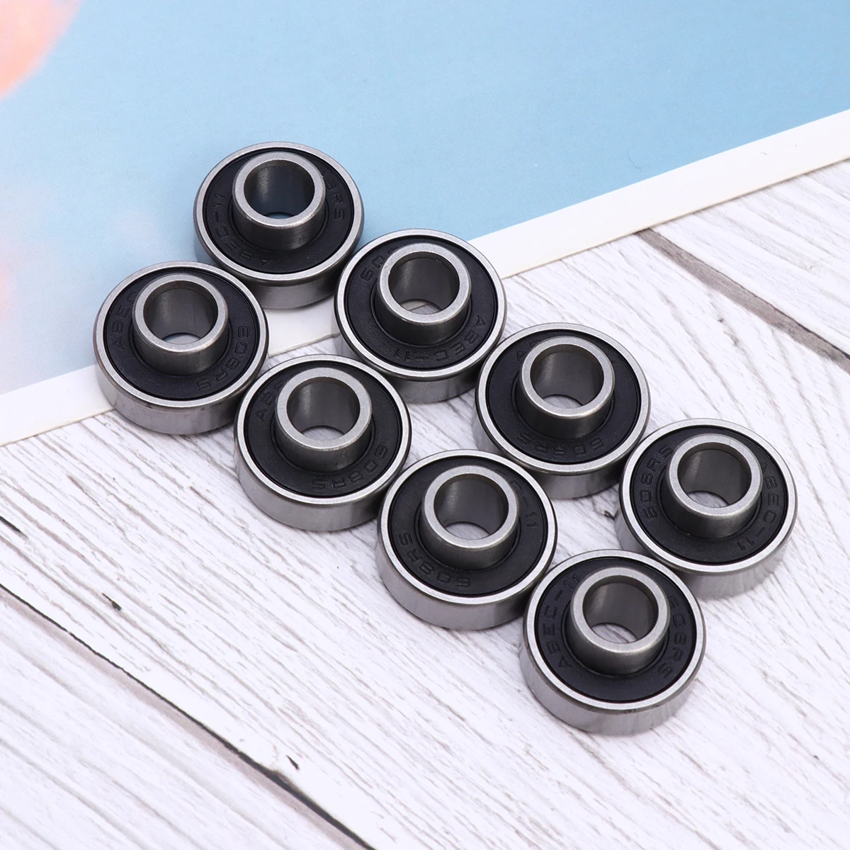 8pcs Bearings Skateboard Wheels High Precision Black Speed Rolling 608 2RS Anti-rust Low Noise Smooth
8pcs Bearings Skateboard Wheels High Precision Black Speed Rolling 608 2RS Anti-rust Low Noise Smooth