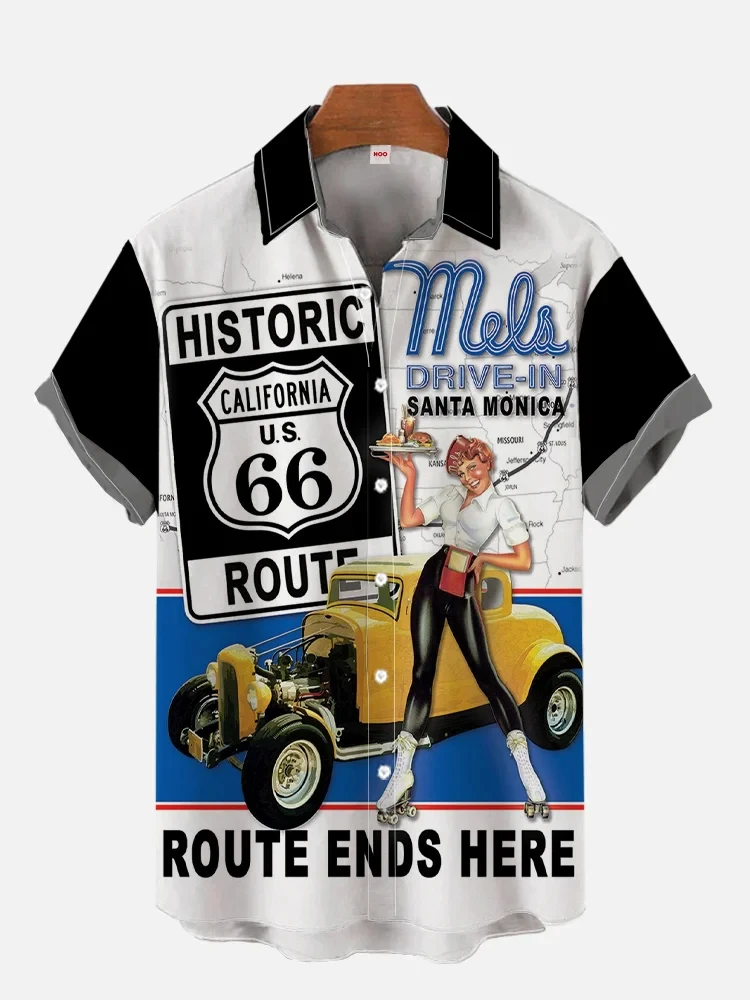 Men's Shirt Tops Classic Car Parked On The Beach Print Shirt Lapel Short Sleeve Shirt Fashion Button Shirt Men's Shirt
Men's Shirt Tops Classic Car Parked On The Beach Print Shirt Lapel Short Sleeve Shirt Fashion Button Shirt Men's Shirt