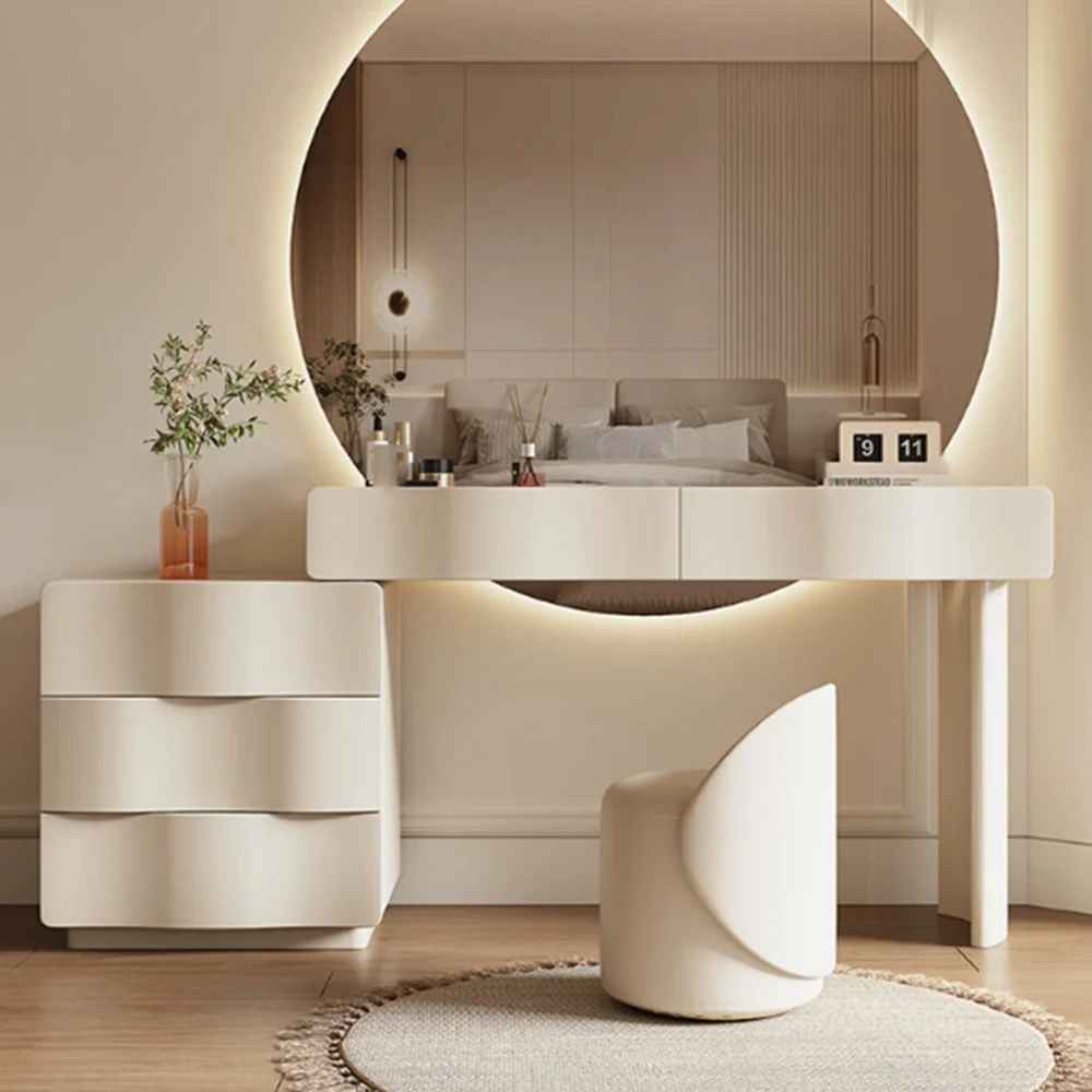 Luxury Organizer Dressing Table Bedroom Mirror European Drawer Dressing Table Vanity Storage Penteadeira Para Quarto Furniture
Luxury Organizer Dressing Table Bedroom Mirror European Drawer Dressing Table Vanity Storage Penteadeira Para Quarto Furniture