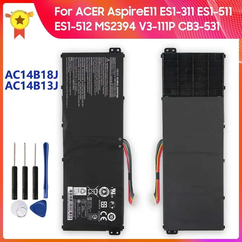 Replacement Battery AC14B18J AC14B13J For Acer AspireE11 MS2394 EX2519 N15W4 ES1-511 ES1-512 V3-111P CB3-531 Quality Batteries
Replacement Battery AC14B18J AC14B13J For Acer AspireE11 MS2394 EX2519 N15W4 ES1-511 ES1-512 V3-111P CB3-531 Quality Batteries