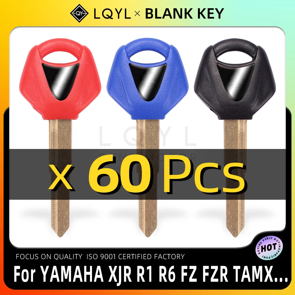 60Pcs Blank Key Motorcycle Replace Uncut Keys For YAMAHA YZF XJR1300 FJR1300 MT09 MT07 XJ6 TMax FZ6 FZ8 R3 R1 R6 XJR400 SR400
60Pcs Blank Key Motorcycle Replace Uncut Keys For YAMAHA YZF XJR1300 FJR1300 MT09 MT07 XJ6 TMax FZ6 FZ8 R3 R1 R6 XJR400 SR400
