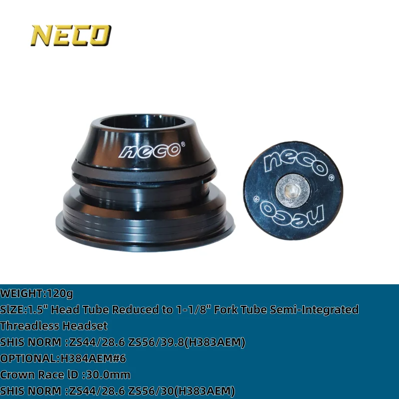 NECO H383AEM 39.8MM 30MM Bike Headset Mountain Bike city road Fixed Gear Headset Threadless MTB
NECO H383AEM 39.8MM 30MM Bike Headset Mountain Bike city road Fixed Gear Headset Threadless MTB