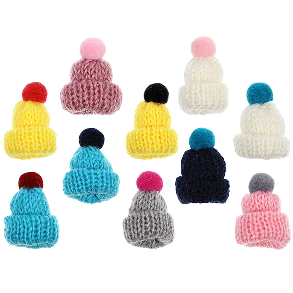 12Pcs Replaceable Woolen Yarn Mini Hats Multi-Function Tiny Craft Accessories Christmas Party DIY Supply Hats
12Pcs Replaceable Woolen Yarn Mini Hats Multi-Function Tiny Craft Accessories Christmas Party DIY Supply Hats