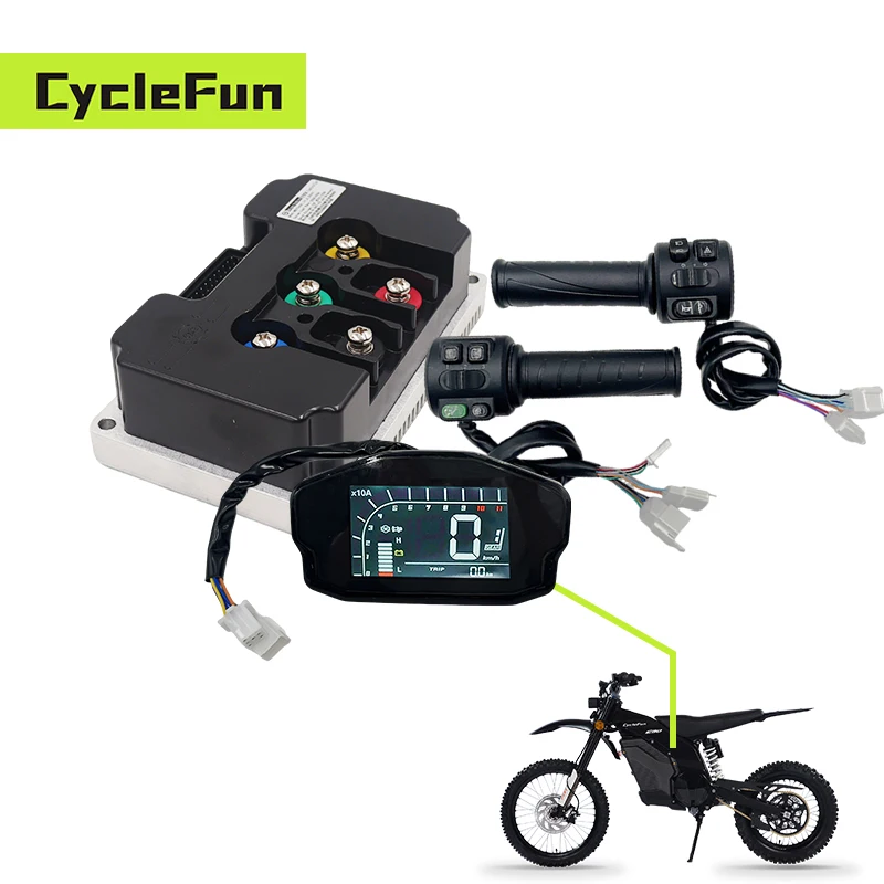 FarDriver Controller Kit ND96450 DC 170A With DKD Display and Throttle E-Scooter Accessories For Mid Drive Motor and Hub Motor
FarDriver Controller Kit ND96450 DC 170A With DKD Display and Throttle E-Scooter Accessories For Mid Drive Motor and Hub Motor