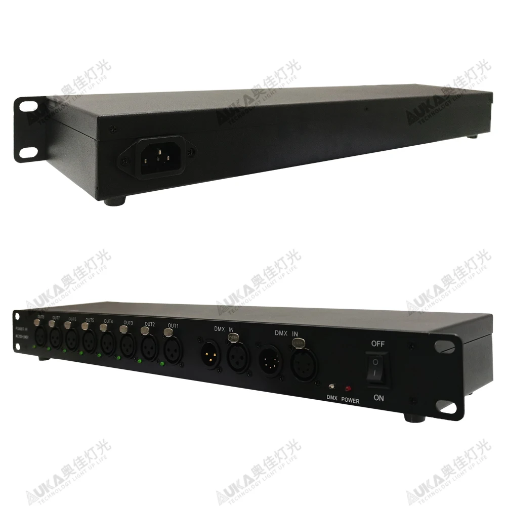 DMX512 Signal Amplifier/8-channel Optoelectronic Isolation/relay Enhancer/stage Lighting/PA Light Beam Light
DMX512 Signal Amplifier/8-channel Optoelectronic Isolation/relay Enhancer/stage Lighting/PA Light Beam Light