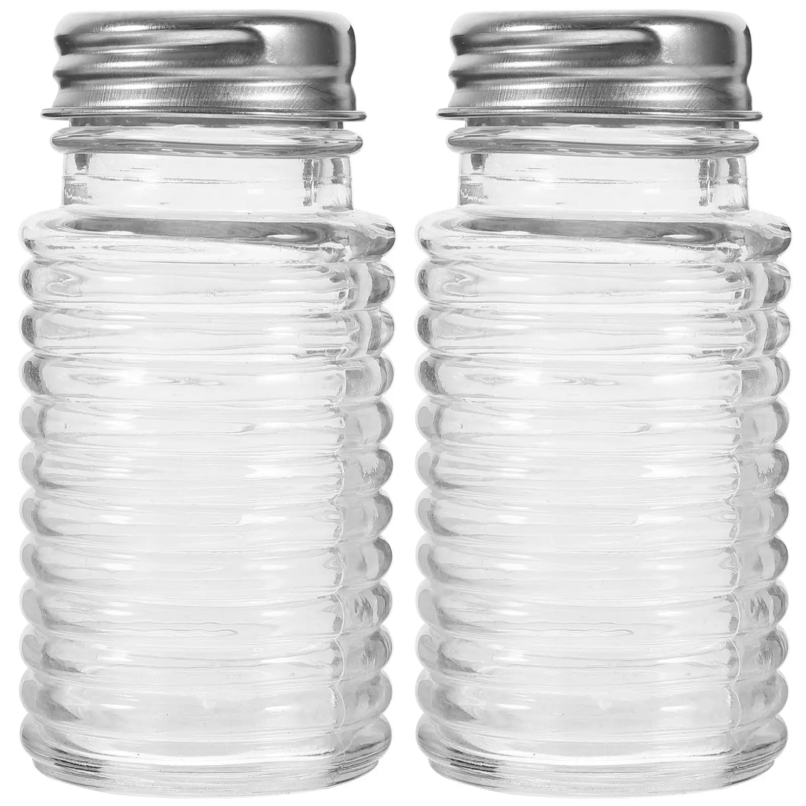 2 pcs Glass Salt Pepper Shaker Set Small Spice Condiment Bottles Home Kitchen Portable Dispenser Random Style Practical Design
2 pcs Glass Salt Pepper Shaker Set Small Spice Condiment Bottles Home Kitchen Portable Dispenser Random Style Practical Design