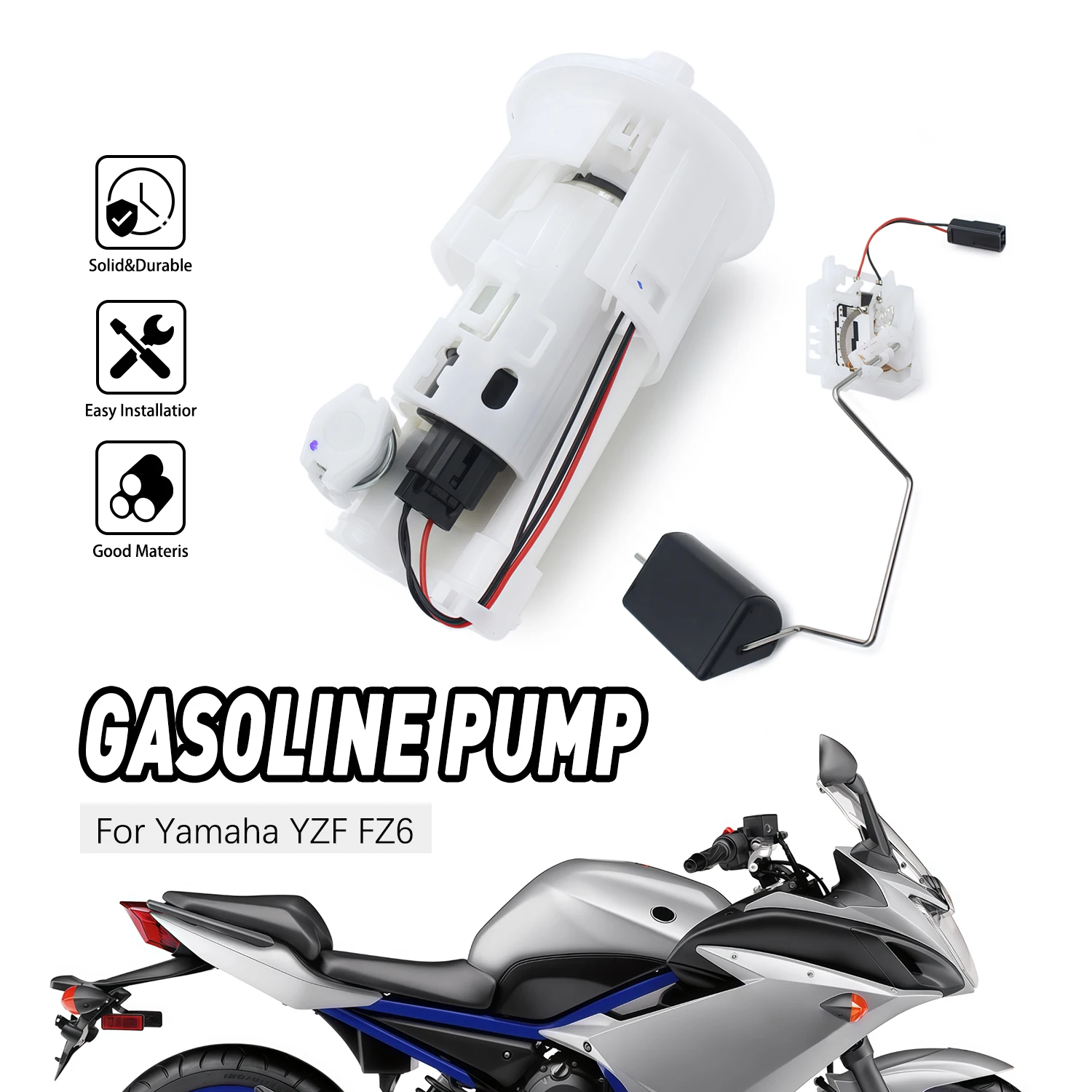 5VX-13907-01-00 Motorcycle Fuel Pump Assembly for Yamaha YZF FZ6 5VX-13907-01 101961-8591 5VX-13907-02-00 5VX-13907-00-00
5VX-13907-01-00 Motorcycle Fuel Pump Assembly for Yamaha YZF FZ6 5VX-13907-01 101961-8591 5VX-13907-02-00 5VX-13907-00-00