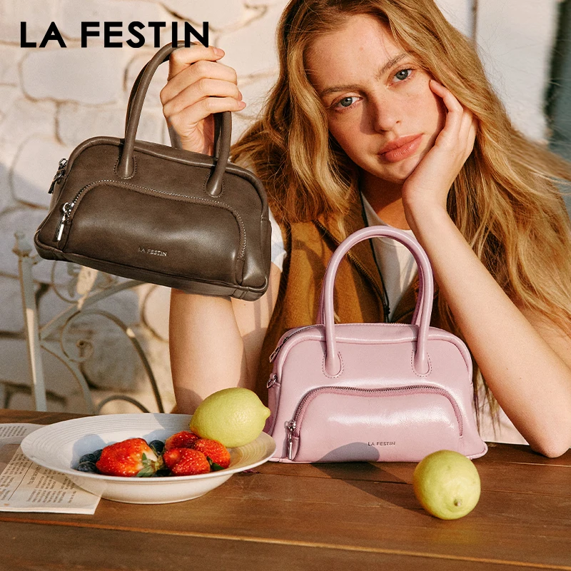 LA FESTIN Original Brand Shoulder Bag 2025 New Bowling Bag Fashion Crossbody Bag Women's Boston Handbag Designer Luxury Bag
LA FESTIN Original Brand Shoulder Bag 2025 New Bowling Bag Fashion Crossbody Bag Women's Boston Handbag Designer Luxury Bag