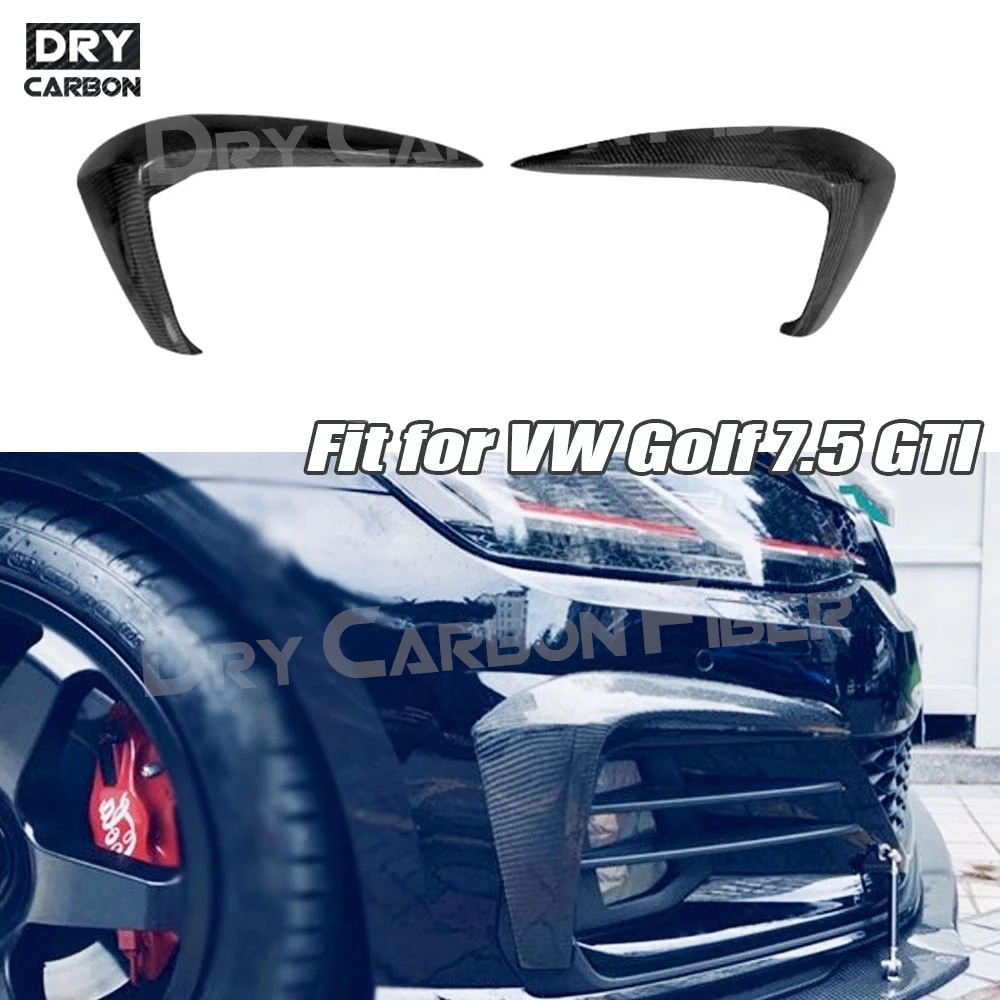 Carbon Fiber Front Bumper Lip Splitters For Volkswagen VW Golf 7.5 GTI 2018 2019 Forged Carbon Fiber Foglamp Trim Splitters
Carbon Fiber Front Bumper Lip Splitters For Volkswagen VW Golf 7.5 GTI 2018 2019 Forged Carbon Fiber Foglamp Trim Splitters