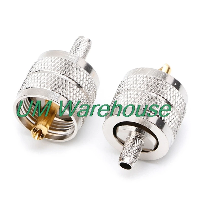 20 шт., обжимной разъем UHF/SL16/PL259/M/SO239, разъем RG59/LMR240/RG8X/8 из чистой меди
20 шт., обжимной разъем UHF/SL16/PL259/M/SO239, разъем RG59/LMR240/RG8X/8 из чистой меди