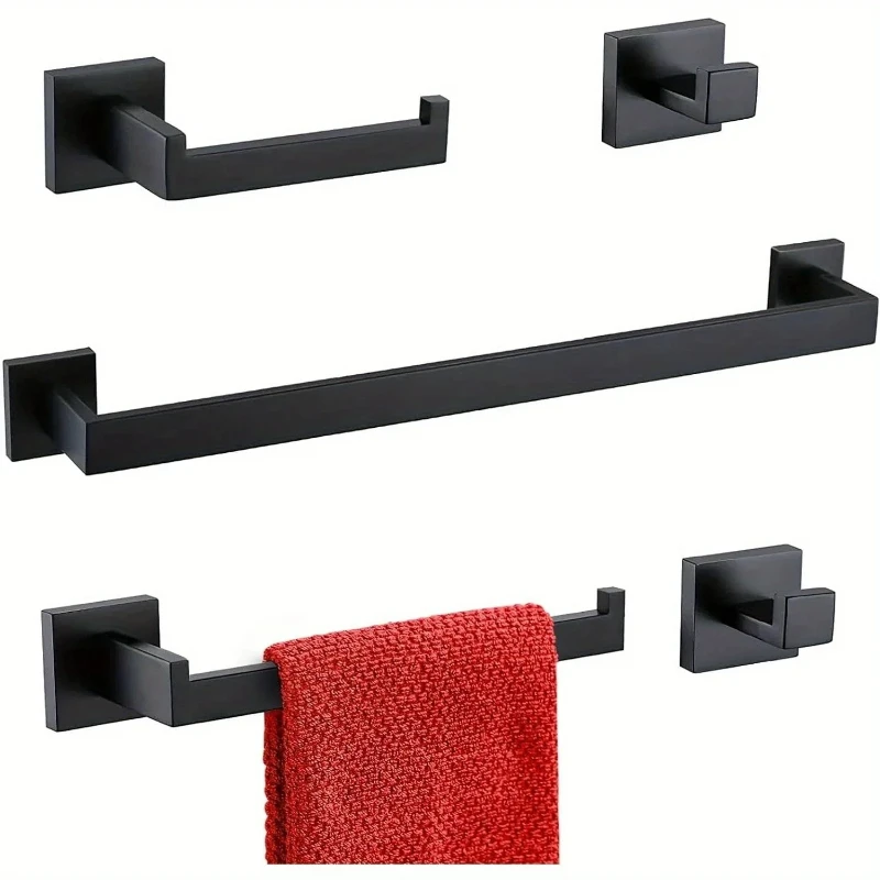 5Pcs/Set Toilet Paper Holder Bathroom Hardware 304 Stainless Steel Bathroom Accessories Set Include Towel Bar Hand Towel Holder
5Pcs/Set Toilet Paper Holder Bathroom Hardware 304 Stainless Steel Bathroom Accessories Set Include Towel Bar Hand Towel Holder