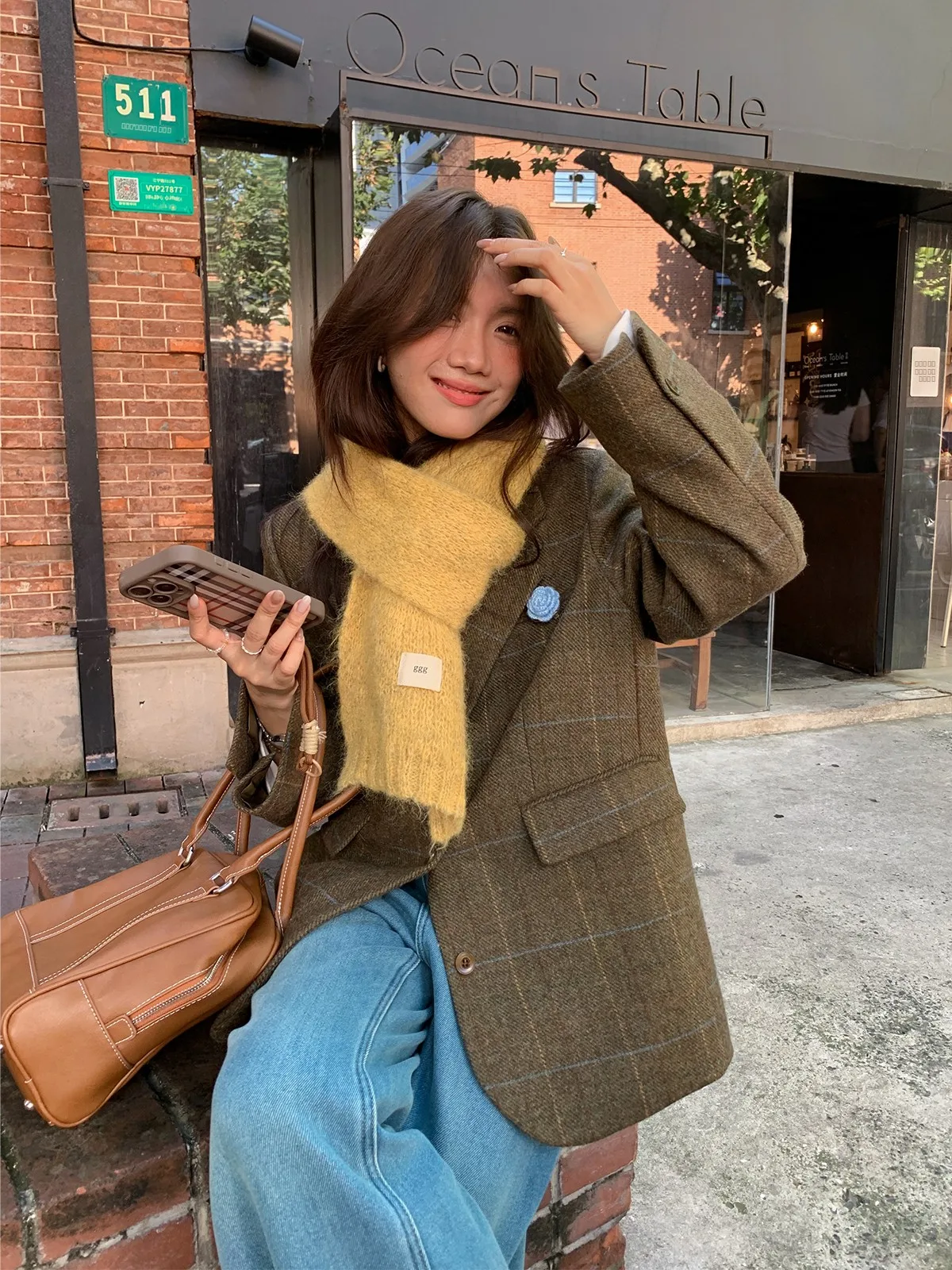 Sisilyon Retro Sle Wool Blend Suit Jaet Women's Plaid Color Blo Faionable Casual Commute Interview Ready
Sisilyon Retro Sle Wool Blend Suit Jaet Women's Plaid Color Blo Faionable Casual Commute Interview Ready