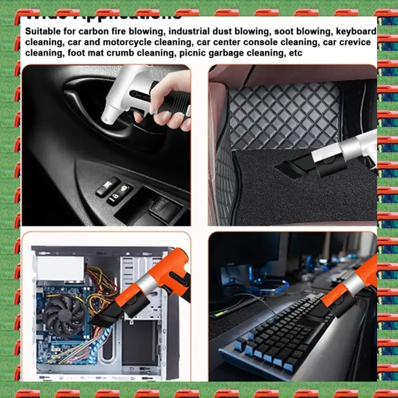 Brushless Motor Jet Fan 120,000RPM Turbofan High Power Dust Blower Compressed Air Duster Keyboard Cleaning Tool Green Durable
Brushless Motor Jet Fan 120,000RPM Turbofan High Power Dust Blower Compressed Air Duster Keyboard Cleaning Tool Green Durable