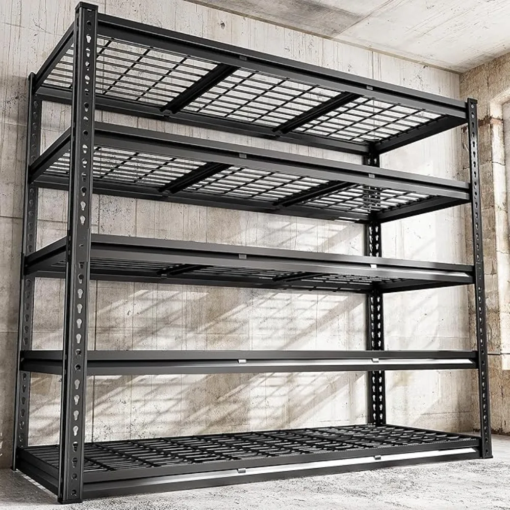 48" W Garage Shelving 3000LBS, Heavy Duty Adjustable Metal Shelves - Industrial Storage Rack for Warehouse, Garage, Basement & P
48" W Garage Shelving 3000LBS, Heavy Duty Adjustable Metal Shelves - Industrial Storage Rack for Warehouse, Garage, Basement & P