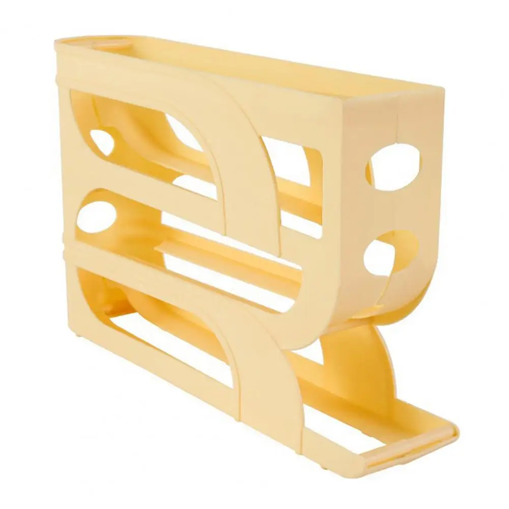Egg Dispenser Space-saving Egg Rack 4-tier Egg Storage Rack with Protective Railings Automatic Rolling Dispenser for Eggs
Egg Dispenser Space-saving Egg Rack 4-tier Egg Storage Rack with Protective Railings Automatic Rolling Dispenser for Eggs