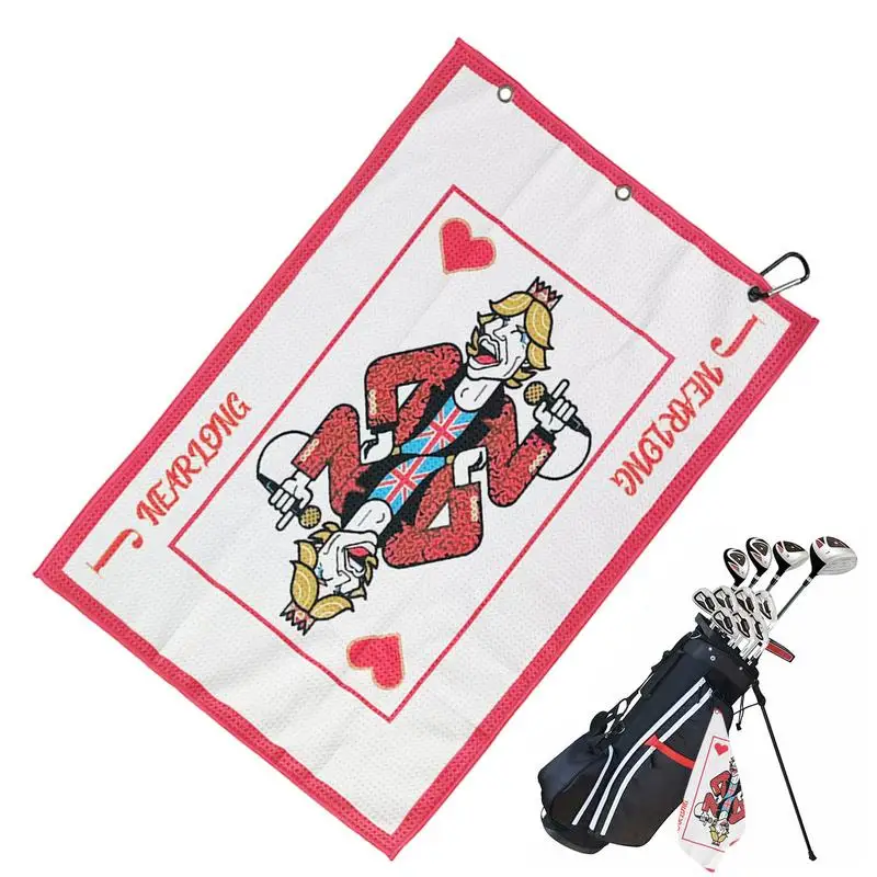 Golf Towel Golf Club Cleaner with Carabiner Clip Portable Clown Printed Golf Ball Cleaner Golf Ball Club Head Cleaner Cloth
Golf Towel Golf Club Cleaner with Carabiner Clip Portable Clown Printed Golf Ball Cleaner Golf Ball Club Head Cleaner Cloth