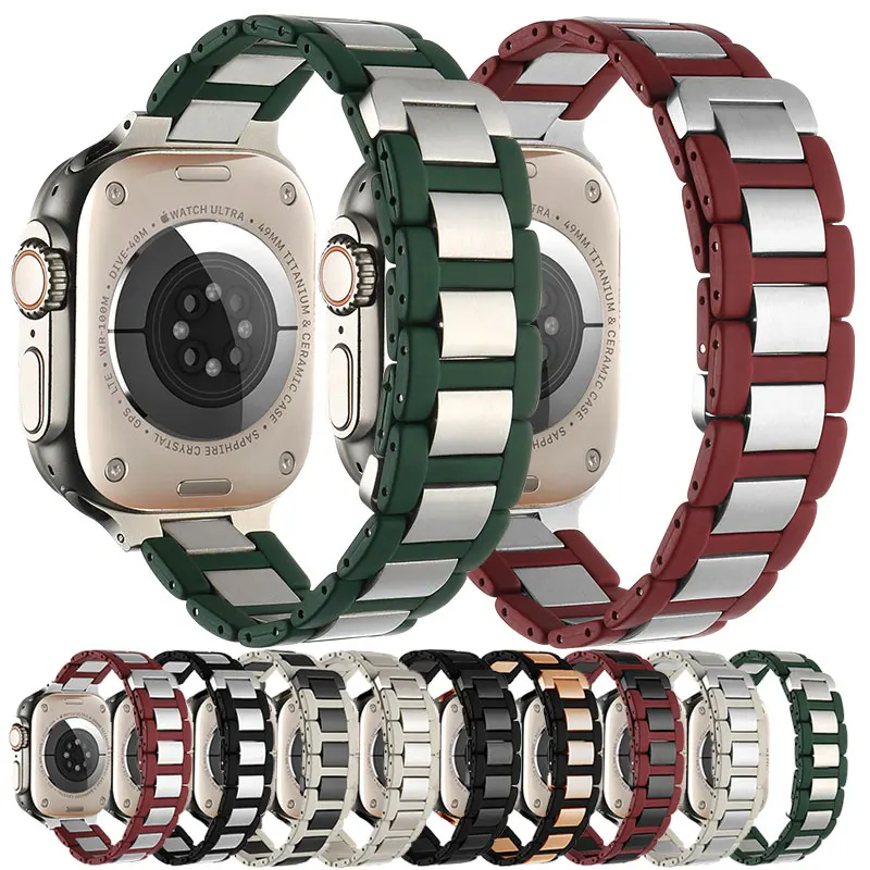 Magnetic Metal Strap For Apple Watch Ultra 2 49mm 41mm Stainless Steel Loop Band Bracelet 45mm For iWatch Series 9 SE 8 7 6 5 4
Magnetic Metal Strap For Apple Watch Ultra 2 49mm 41mm Stainless Steel Loop Band Bracelet 45mm For iWatch Series 9 SE 8 7 6 5 4